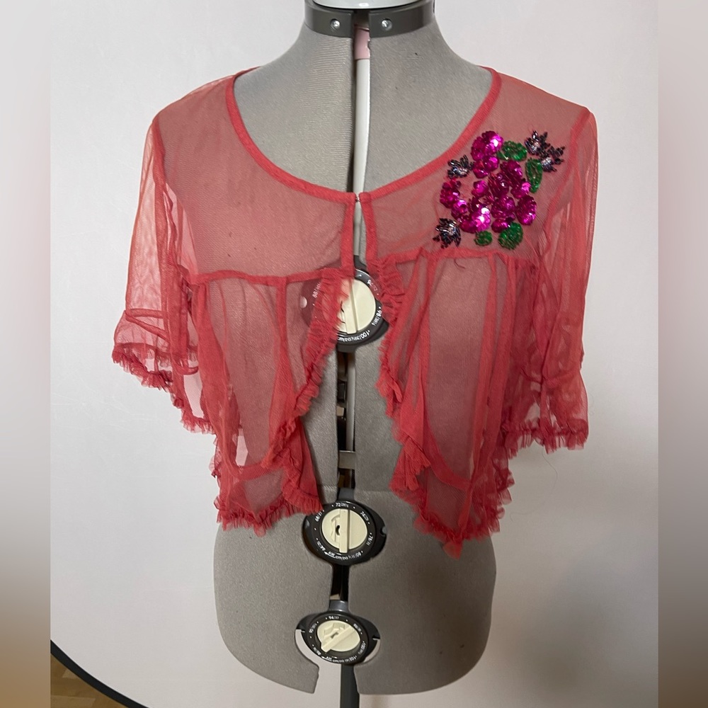 Betsy Johnson Sheer Shrug OS